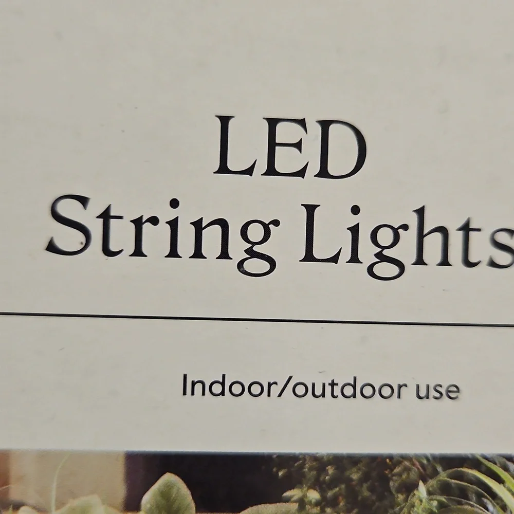 Threshold String Lights 2 Boxes Of Warm White New